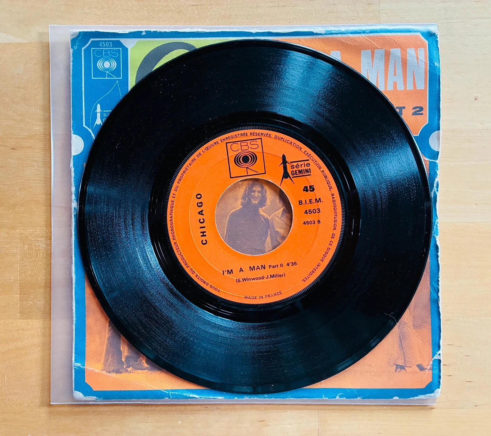 45T vinyl record Chicago I’m a man. – photo 2